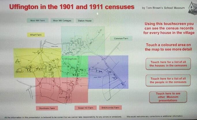 Screenshot of Census Records